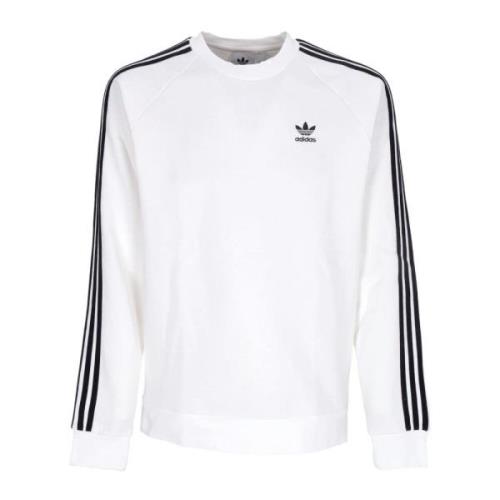 3-Stripes Crewneck Hvid Sweatshirt