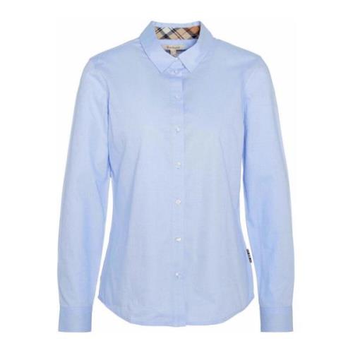 Elegant Oxford Bomuldsskjorte med Feminine Detaljer