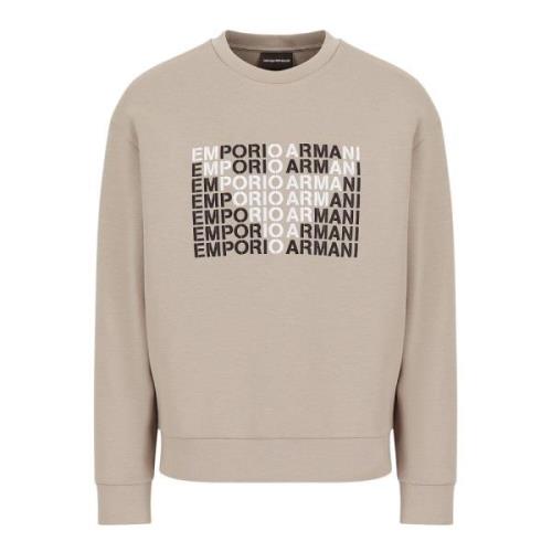 Grafisk Broderet Ørn Sweatshirt