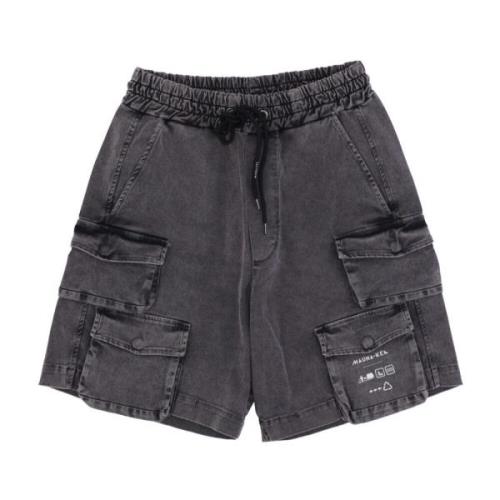 Sort Cargo Shorts Stone Washed