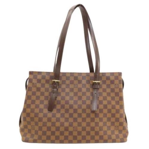 Pre-owned Canvas louis-vuitton-tasker