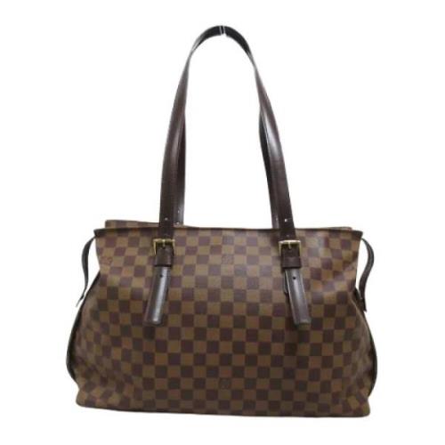 Pre-owned Canvas louis-vuitton-tasker