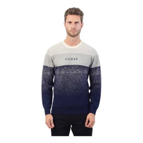 Herre uldblandings sweater med gradient