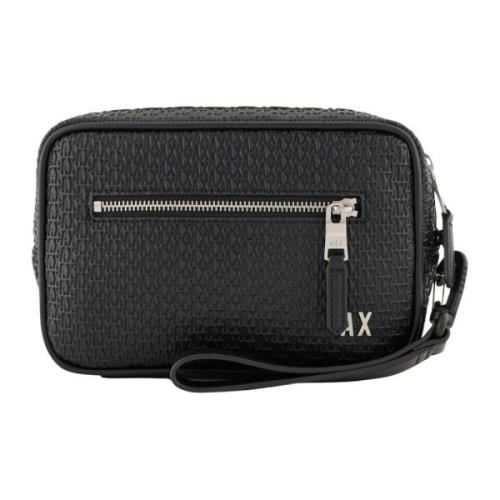 Sort Beauty Case med Front Zip