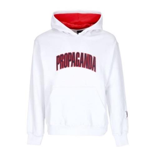 College Hoodie Langærmet Hvid