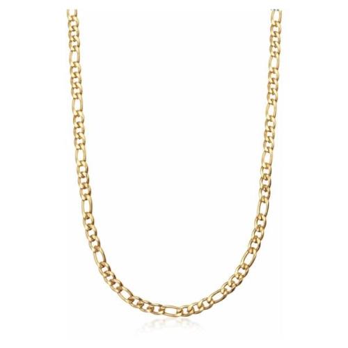 Mens Gold Figaro Chain in 6mm