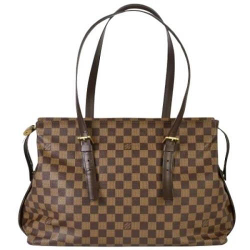 Pre-owned Canvas louis-vuitton-tasker