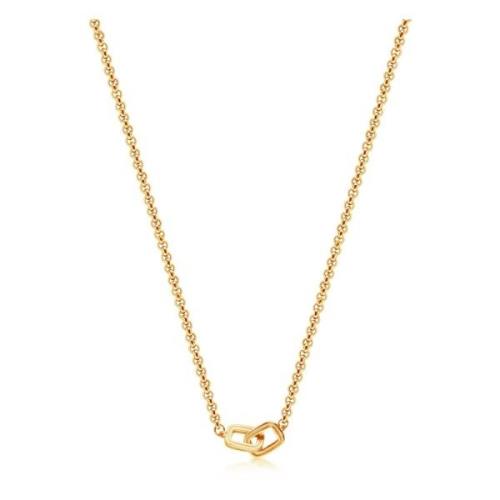 Mens Gold Chain with Interlocking Rings