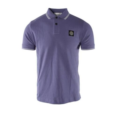 Slim Fit Lilla Polo Skjorte