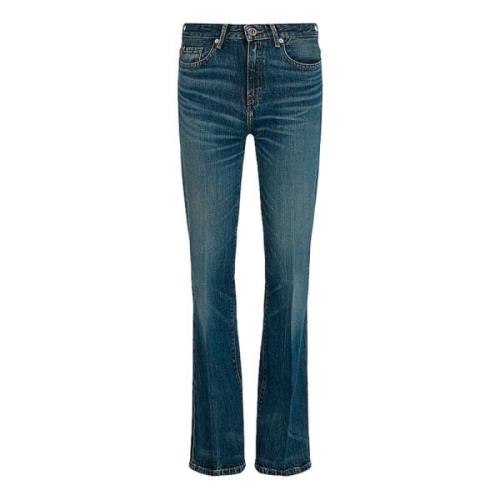 Højtaljede Bootcut Jeans