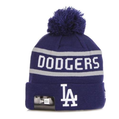 Dodgers Pom Pom Beanie Hat