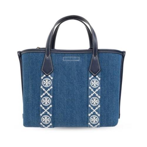 Denim Tote Taske Multifarvet