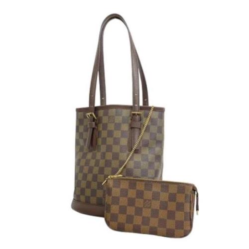 Pre-owned Canvas louis-vuitton-tasker