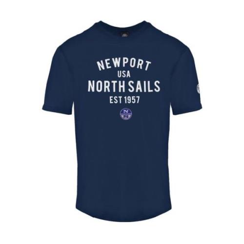 Kortærmet Blå Navy T-shirt