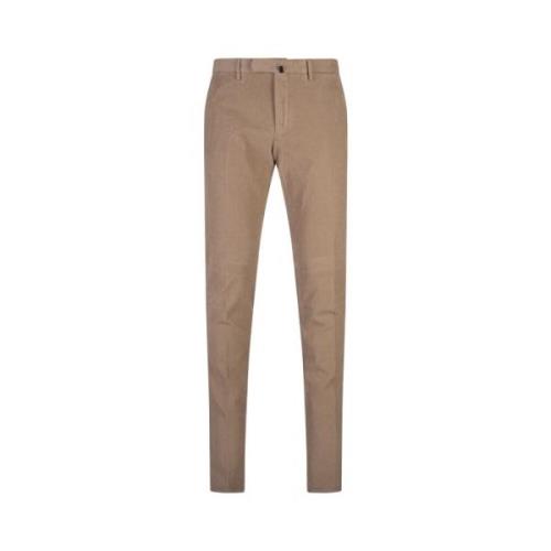 Slim Fit Corduroy Bukser Brun