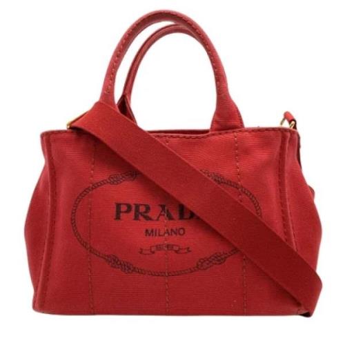 Pre-owned Canvas prada-tasker