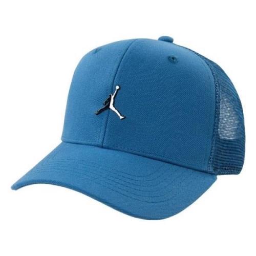 Blå metal jumpman trucker kasket