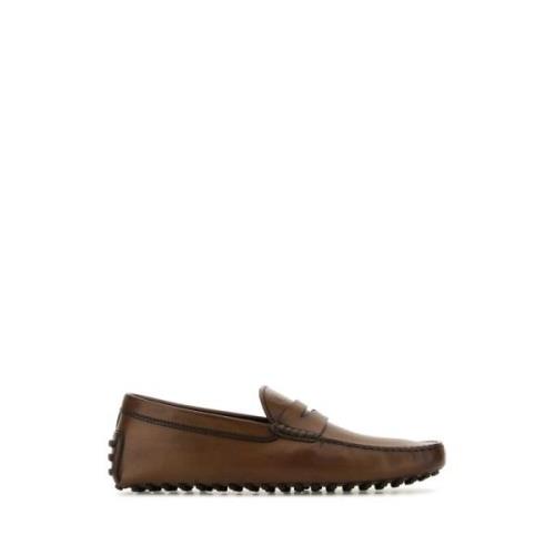 Klassiske Brune Læder Loafers