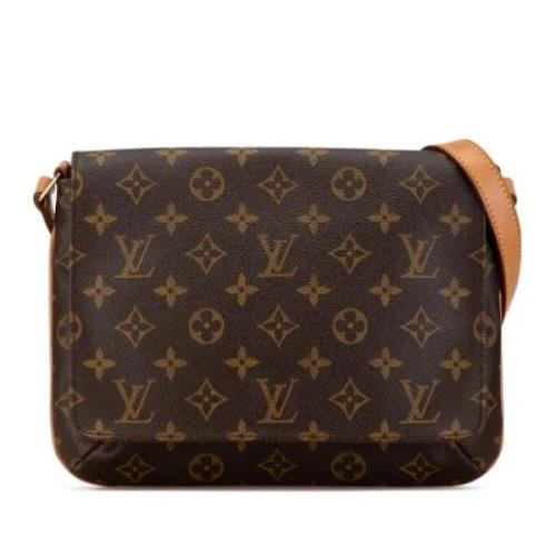 Pre-owned Canvas louis-vuitton-tasker