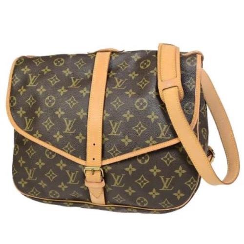 Pre-owned Canvas louis-vuitton-tasker