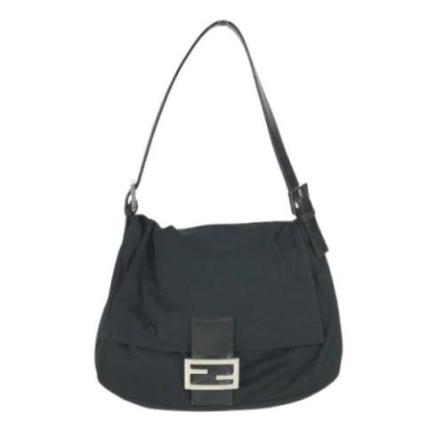 Pre-owned Stof fendi-tasker