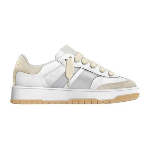 Beige Læder Sneakers Lowtop Unisex