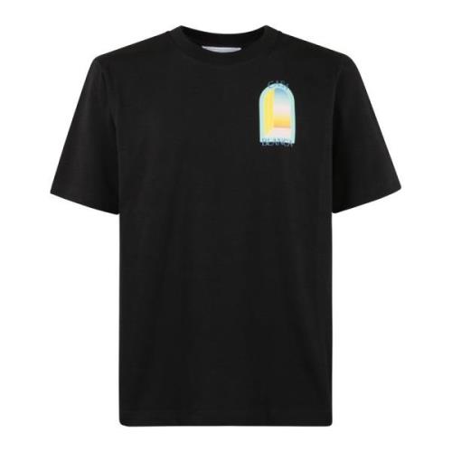 Farverig Trykt T-shirt