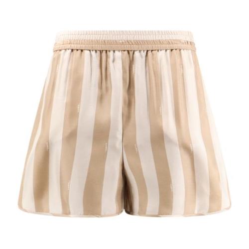 Silke Pequin Shorts med Elastisk Talje