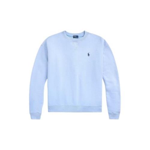 Chambray Blue Langærmet Sweatshirt