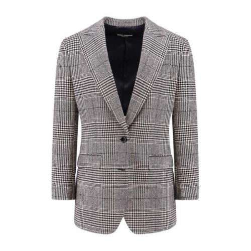 Uld Kashmir Blazer Spids Revers Italien