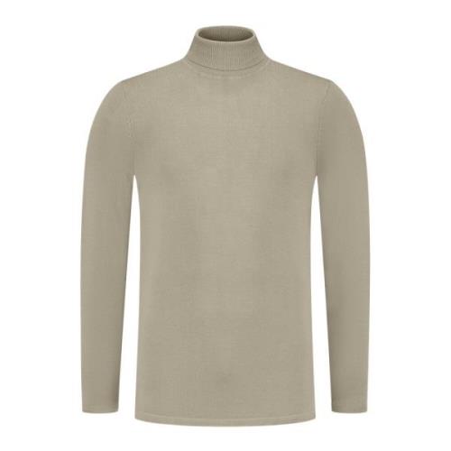 Essentiel Striktrøje Turtleneck Sweater Grå