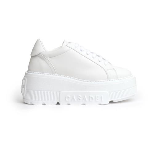 Hvide Læder Sneakers AW24