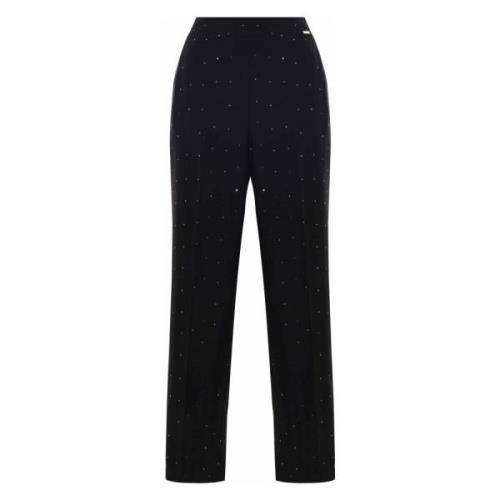 Rhinestone Straight Leg Trousers