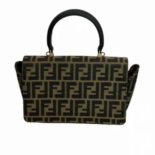 Pre-owned Stof fendi-tasker