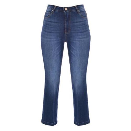 Flared Cropped Jeans