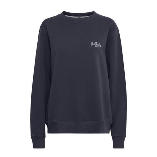 Midnight Sweatshirt med Broderet Detalje