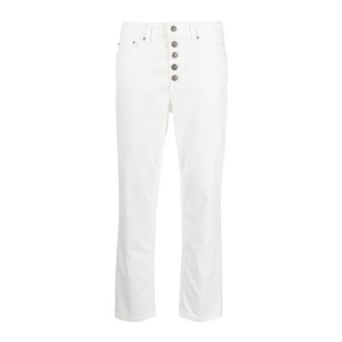 Cropped Jeans med `Koons Bot Gioie` Design