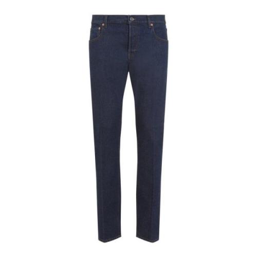 Mørkeblå Tapered Pant