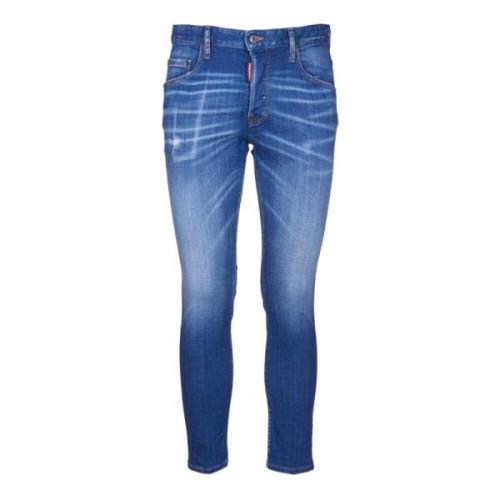 Blå Skinny Denim Bukser