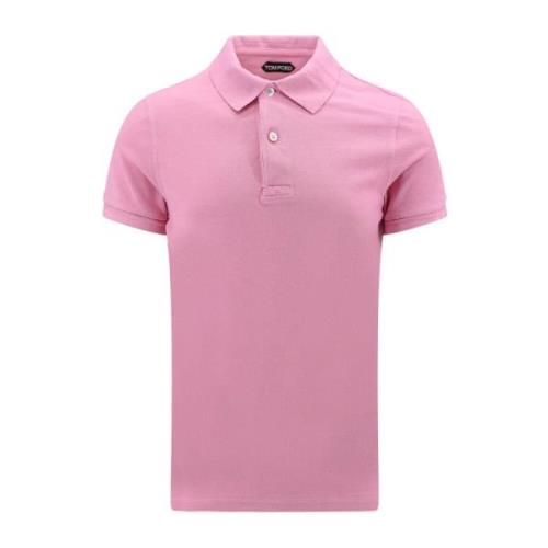 Bomuld Polo Shirt med Logo Broderi