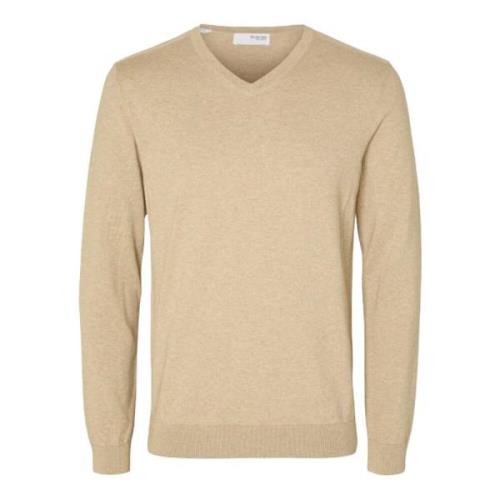 Strik V-hals Sweater