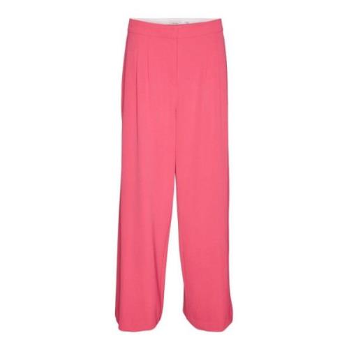 Fuchsia Trousers med Lynlås