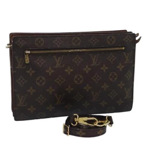 Pre-owned Canvas louis-vuitton-tasker