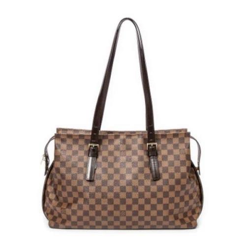 Pre-owned Canvas louis-vuitton-tasker