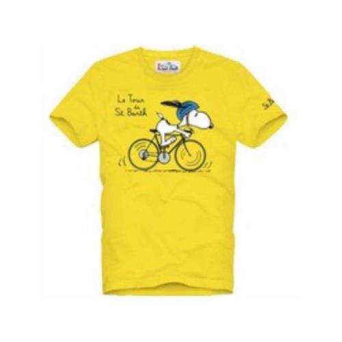 Kortærmet Snoopy Cykel T-shirt