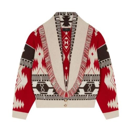 Rød Tribal Print Sweater