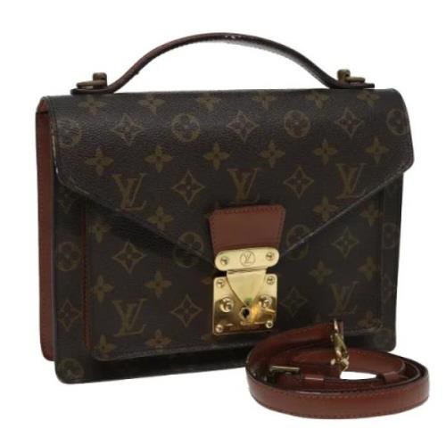 Pre-owned Canvas louis-vuitton-tasker