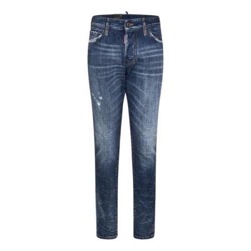 Blå Slim Fit Jeans AW24