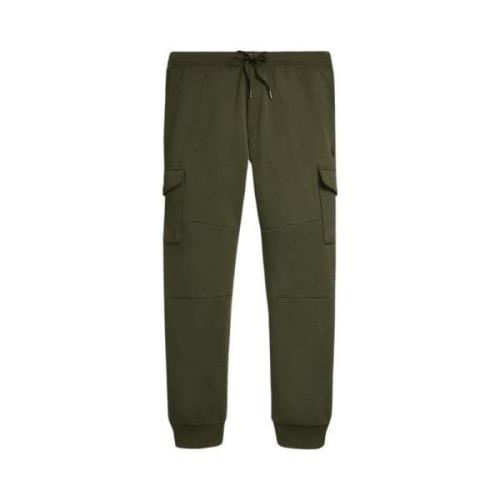 Grøn Double-Knit Cargo Jogger Bukser