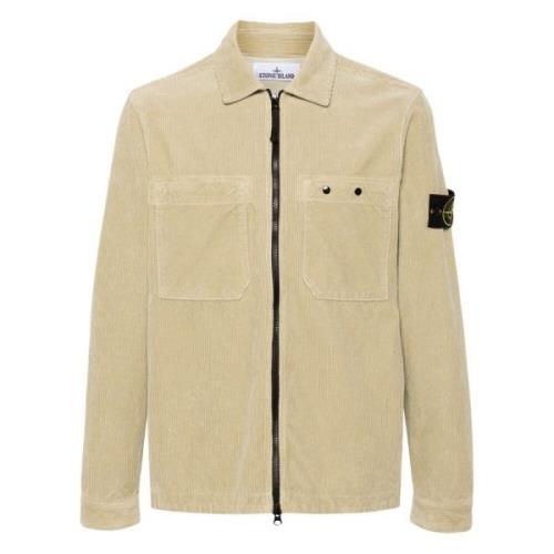 Off White Corduroy Overshirt